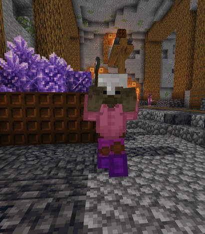 Geode Miner, basic melee mob (hellish-fatal)