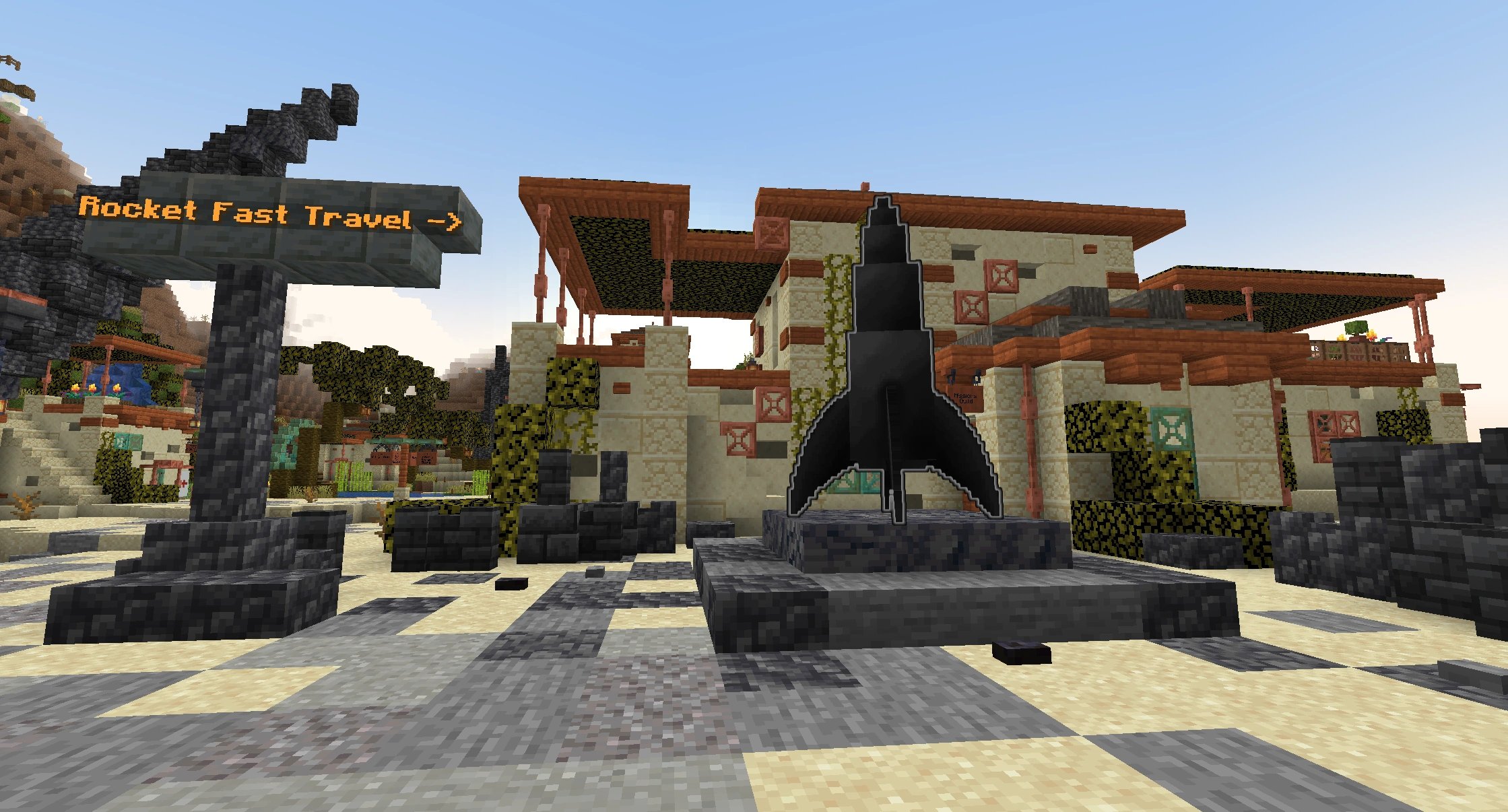An example of one of the three Rocket locations