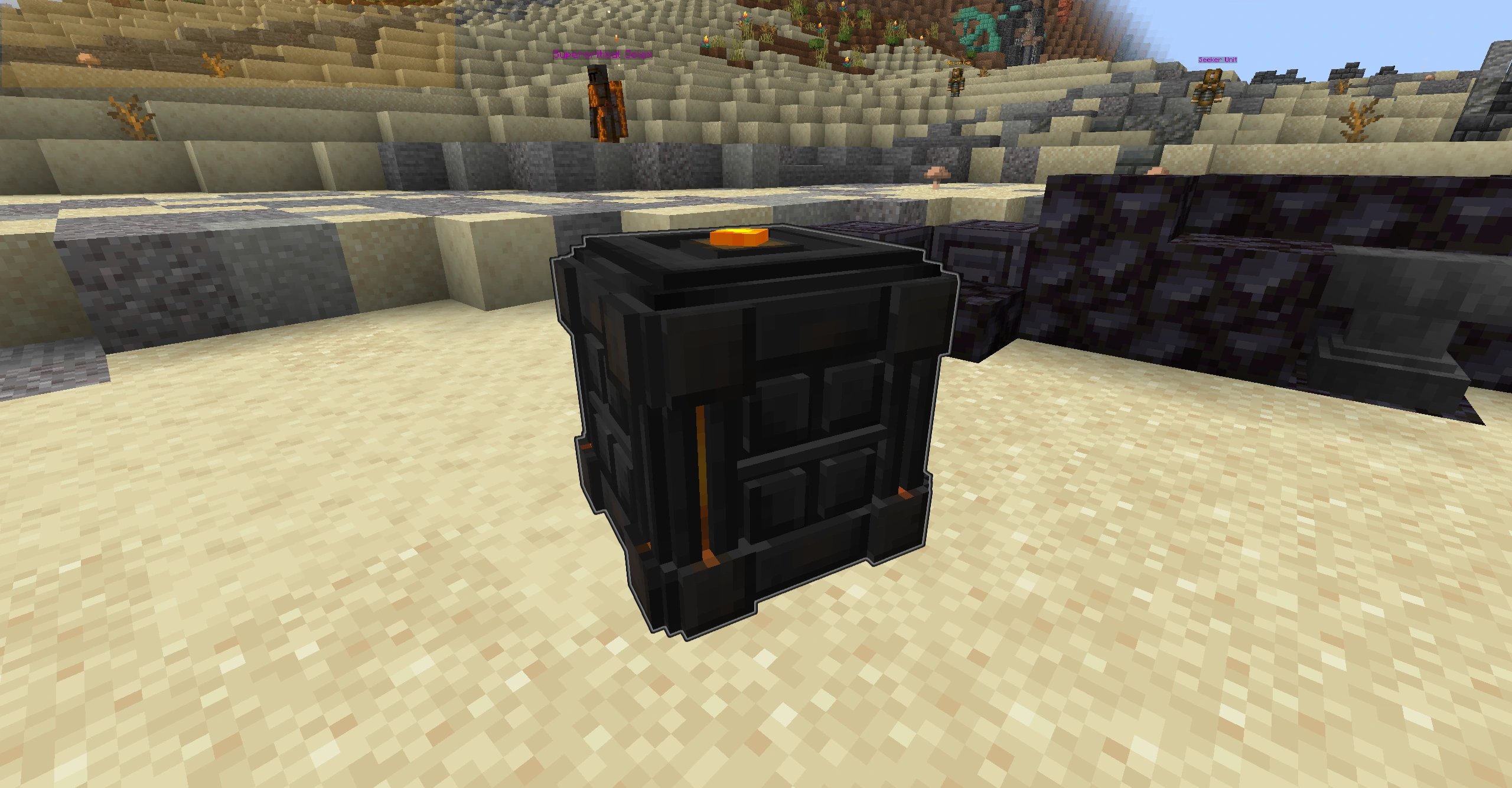 A normal crate, opened by right clicking