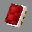 Rare red turtle shell